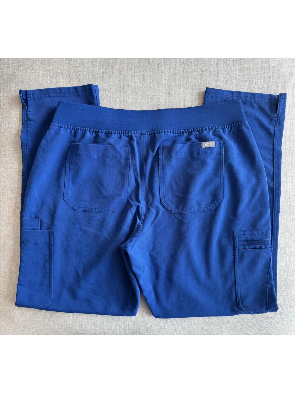 FIGS Yola Skinny Scrub Pants Winning Blue Women’s Large - Picture 4 of 5